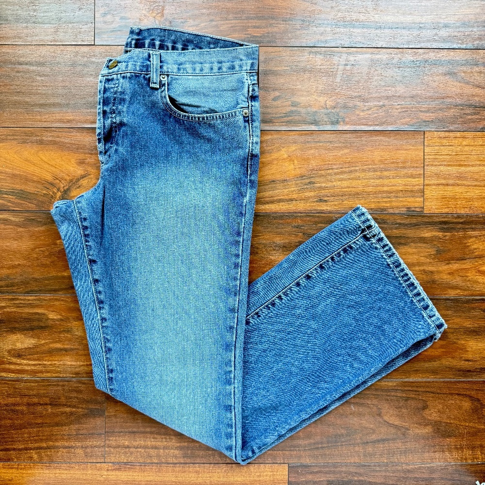 Polo Ralph Lauren Kelly Classic Straight Leg Button Fly Jeans RL Patch Size 10